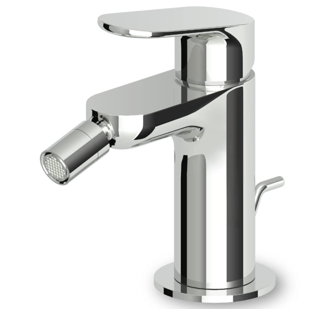 Rubinetto miscelatore rubinetteria per bidet bagno ottone cromo